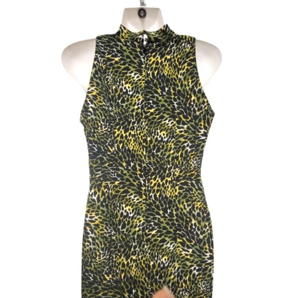 Women's Animal Print Maxi Sleeveless Long Dress Party Gown- XS/S - Picture 5 of 15